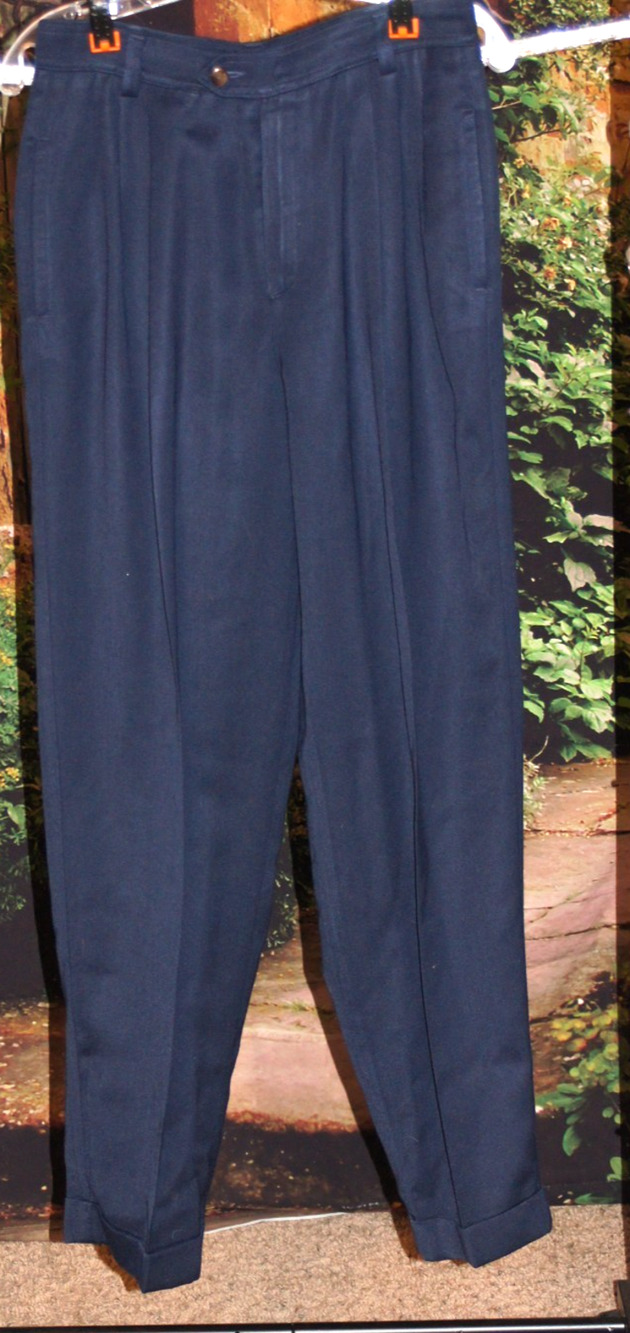 Liz Clairborne Namy Blue Pleated Front Dress Pants size 10